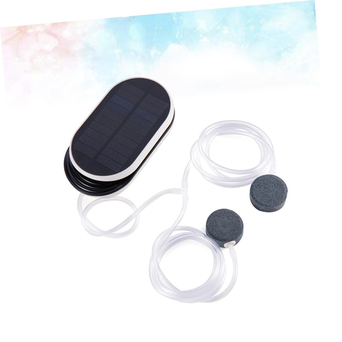 Yardwe Solarbetriebene Aquarium Sauerstoffpumpe Regulierbare Luftpumpe Für Aquarien Angeln Outdoor Sauerstoffpumpe Für Aquarien Mit Universeller Solarstromversorgung