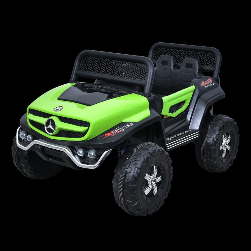 Letzride Letzride 2288 Battery Operated Premium Jeep for Kids | Childrens Ride on Rechargeable Toy Jeep | Bluetooth Music & Lights | Remote Contro Jeep to Drive for Ages 1 to 6 Years - (Green) (B0CH51429C) Amazon Price History, Amazon Price Tracker