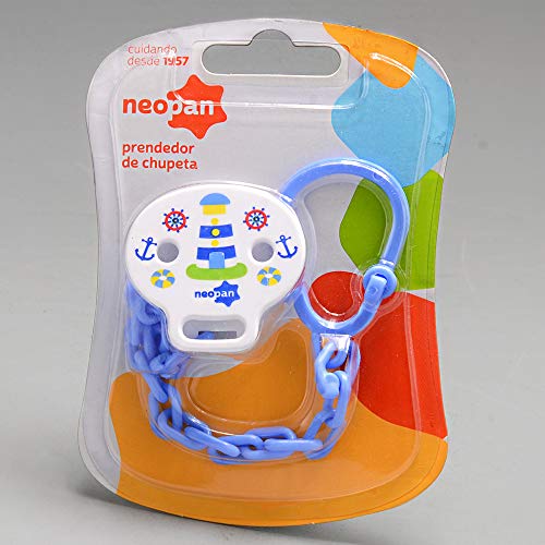 Neopan Prendedor de Chupetas, Azul
