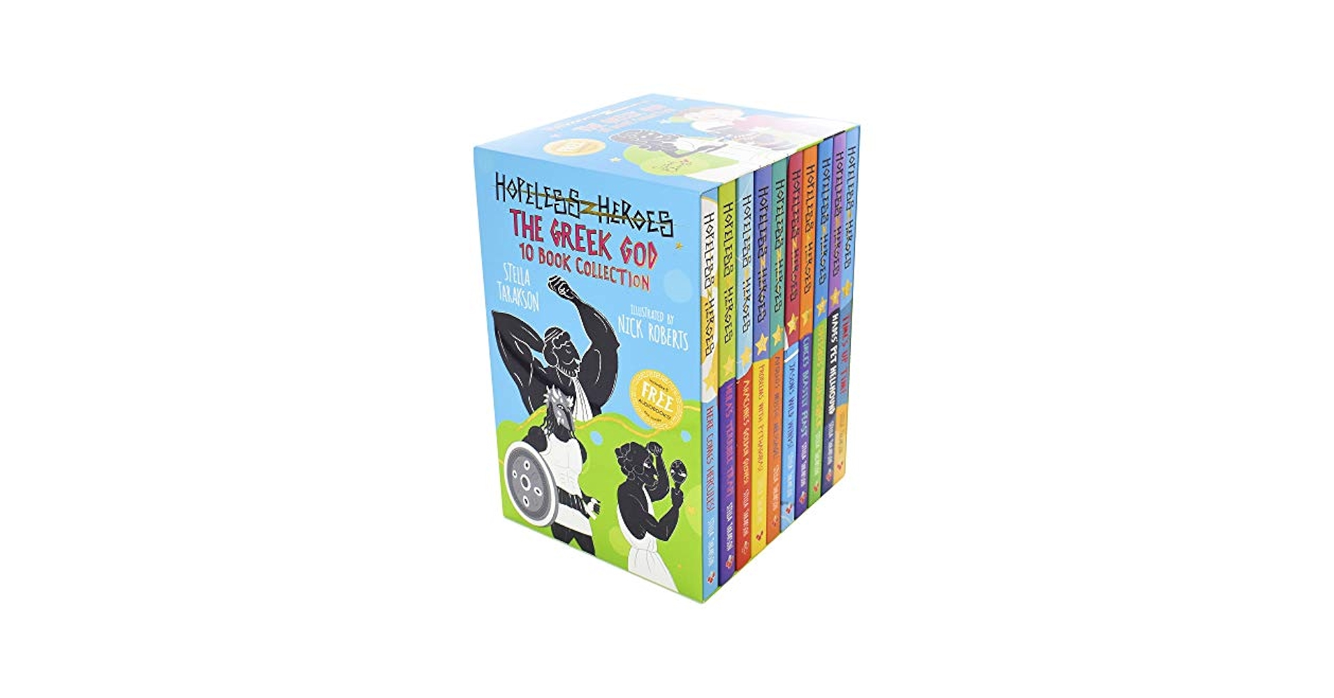 【QR音源付き】Hopeless Heroes Greek God 洋書　8冊 Hopeless Heroes: The Greek God 10 Book Collection (Box Set