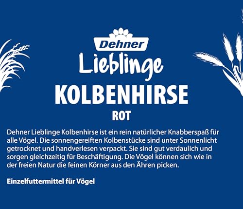 Dehner Vogelfutter, Kolbenhirse, rot, 500 g – Bild 3