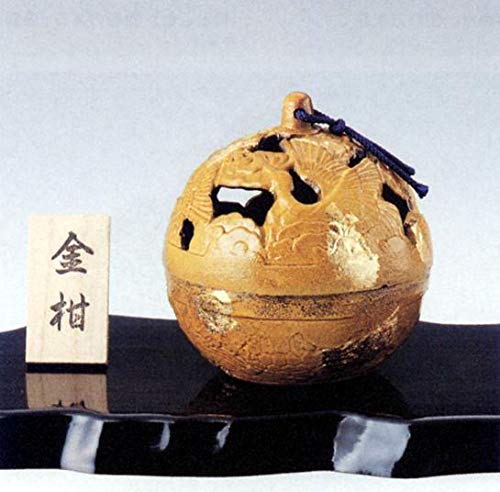 Takaoka Copperware Kinkan Iron Incense Burner by Zuiho with Base Japan
