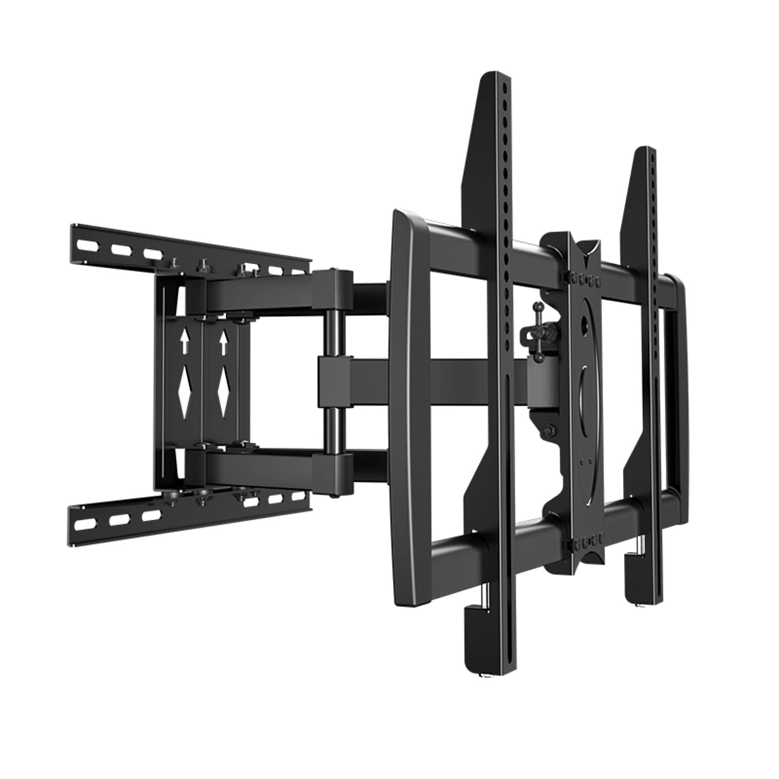 Support mural TV extensible 75kg max avec inclinaison fluide