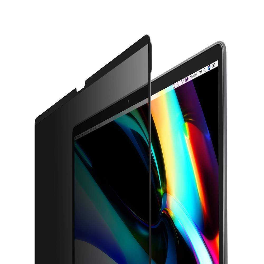 Belkin ScreenForce TruePrivacy Proteggi Schermo per MacBook PRO 16, Pellicola Protettiva per Privacy, Rimovibile e Riutilizzabile, Trasparente