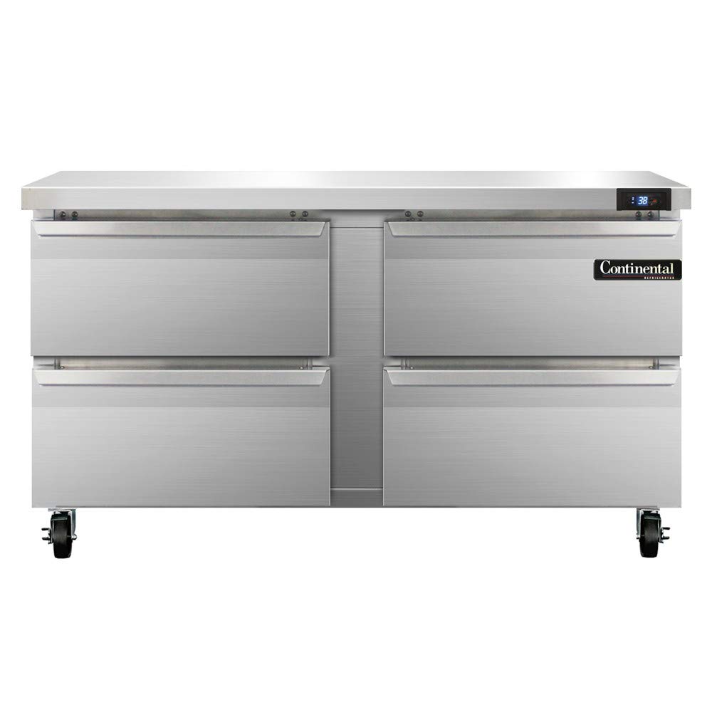 Continental Refrigerator SW60-D Two Section Work Top Refrigerator 60"W by Value Line Refrigerators – 17.0 cubic_feet, Model r290