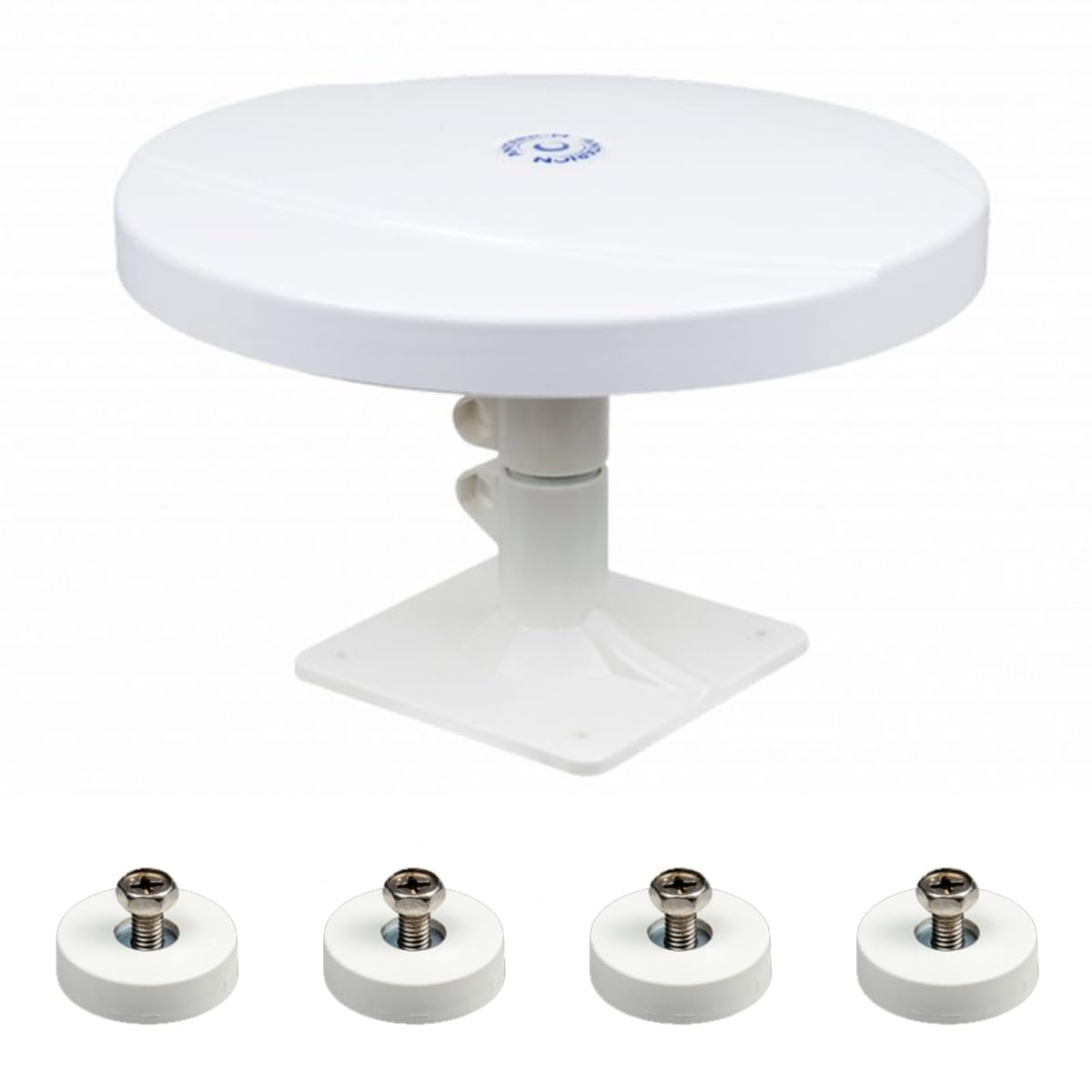 ANTARION Antenne TNT Passive omnidirectionnelle Camping Car + 4 aimants