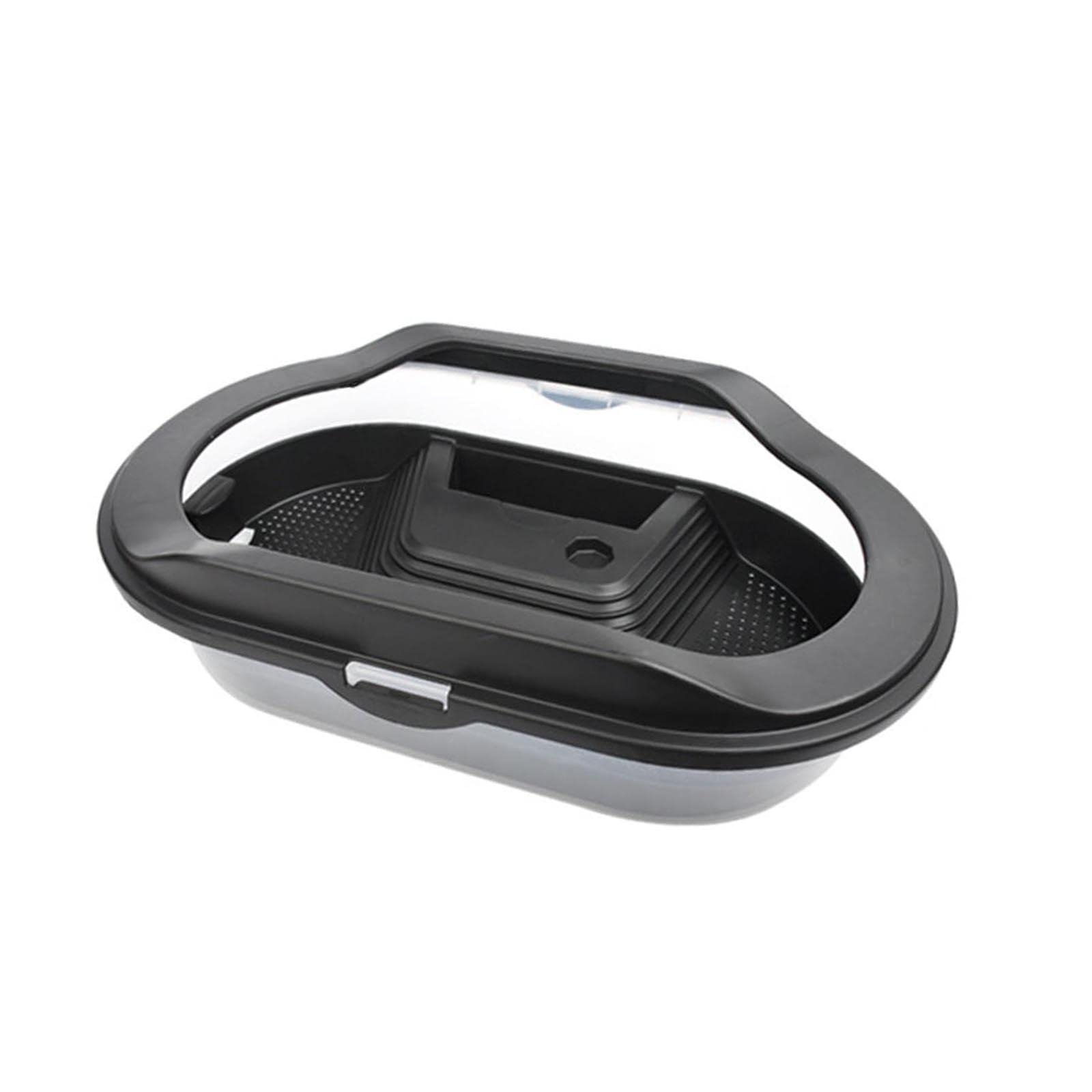 Small Turtle Tank Reptile Carrier Detachable for Snail Hermit Crabs Terrapin Black | Pet Supplies | Reptile Supplies-image-18