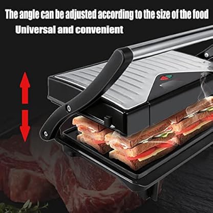 HAZYJT Kontaktgrill Austauschbare Grillplatte, Sandwichmaker/panini Maker/fettarmes Grillen/toasts,Steak,gemüse /180… – Bild 5