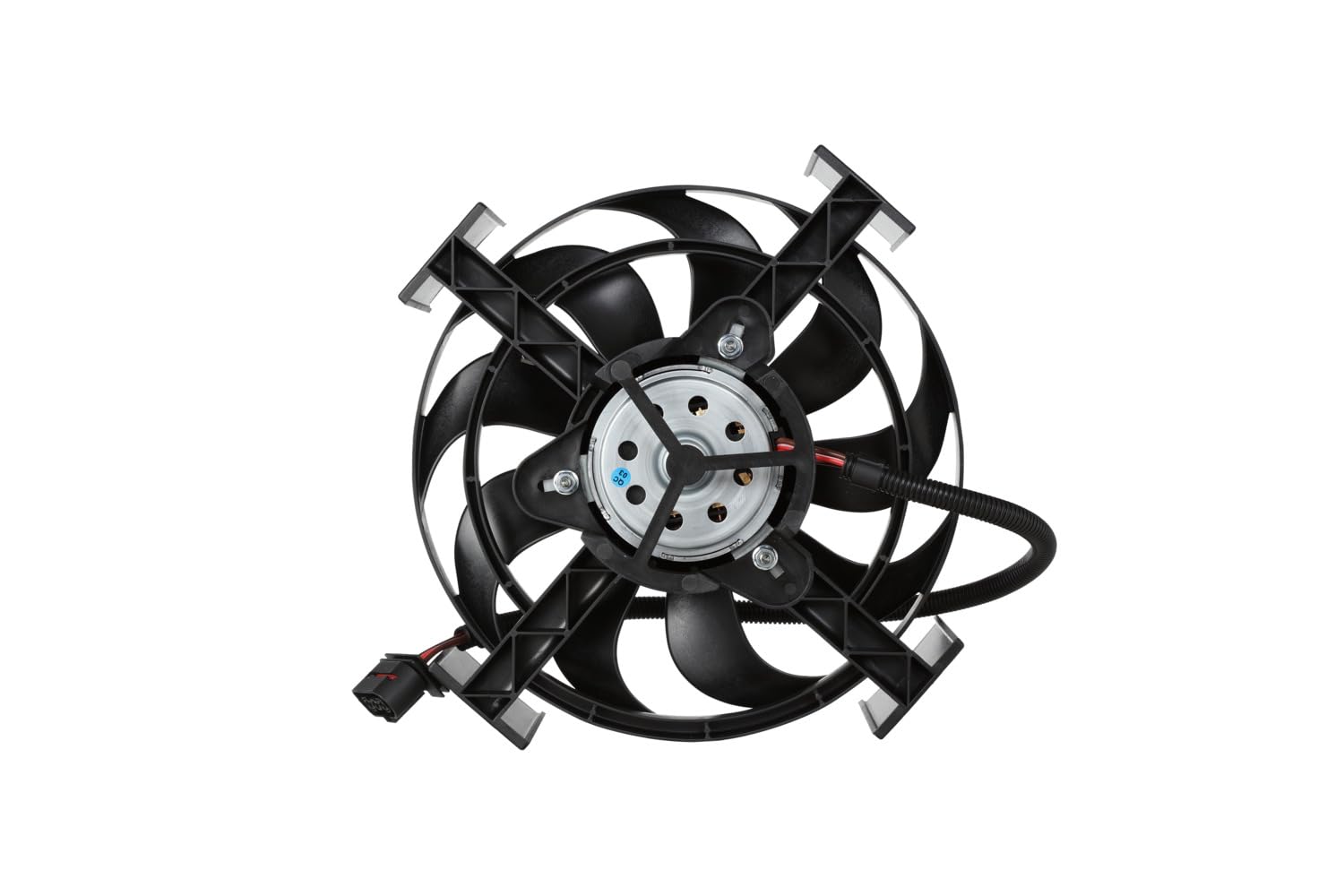 HELLA 8EW 366 420-321 wentylator, chłodzenie silnika - 12 V - 114 W - elektryczny - Ø: 290 mm - bez ramy wentylatora chłodnicy (ościeżnica) bez oporu