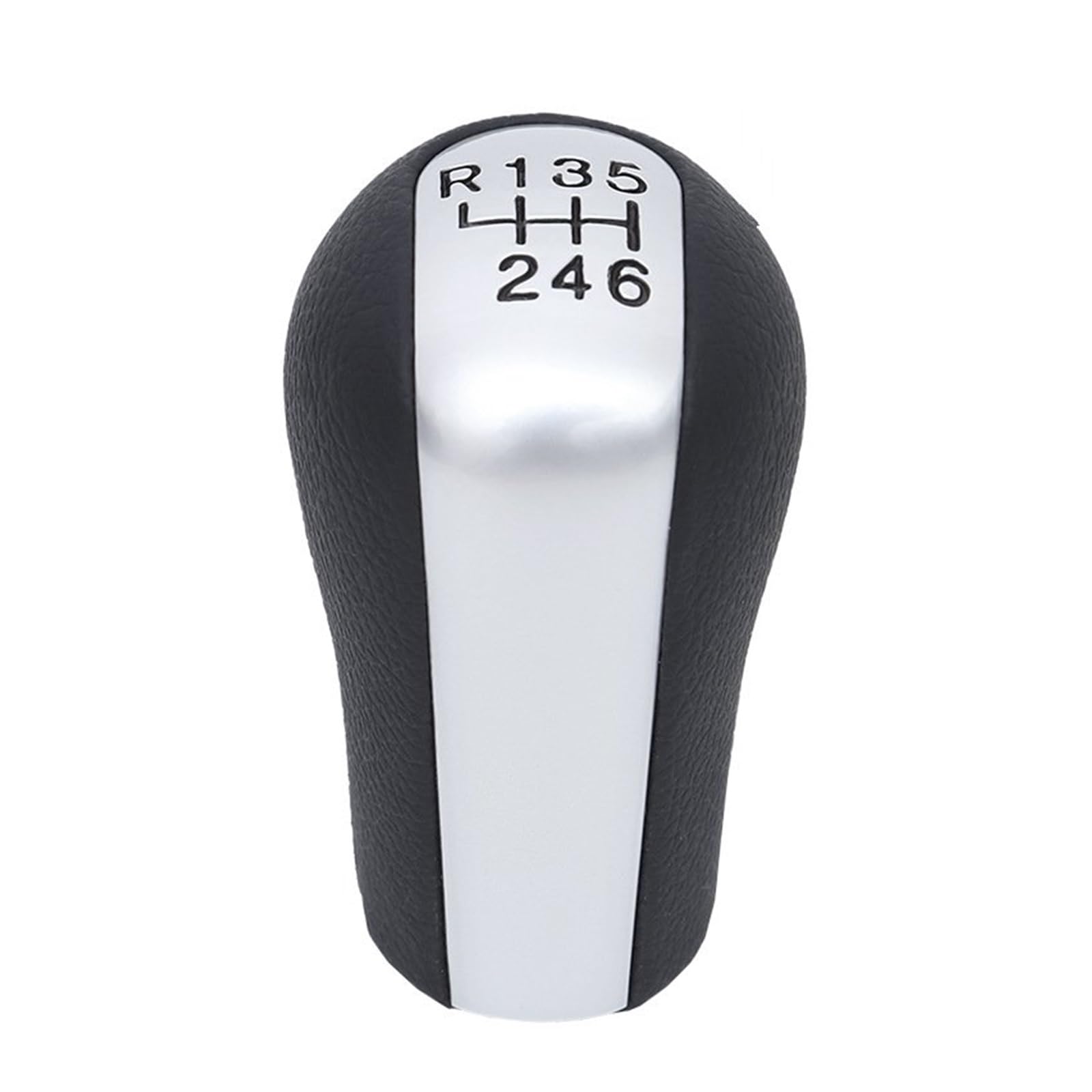 Zyincen Matte Silver Speed Gear Shift Knob For Toyota For Corolla 5/6 Speed Car Gear Shift Knob Head Rod Replace(,For 6 Speed)