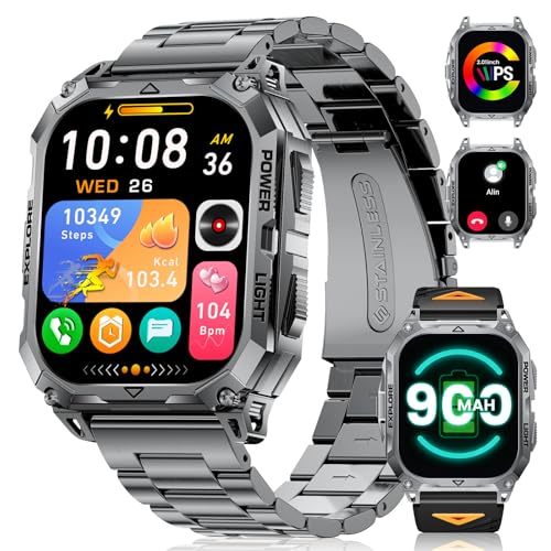 Military Smartwatch with Large Display