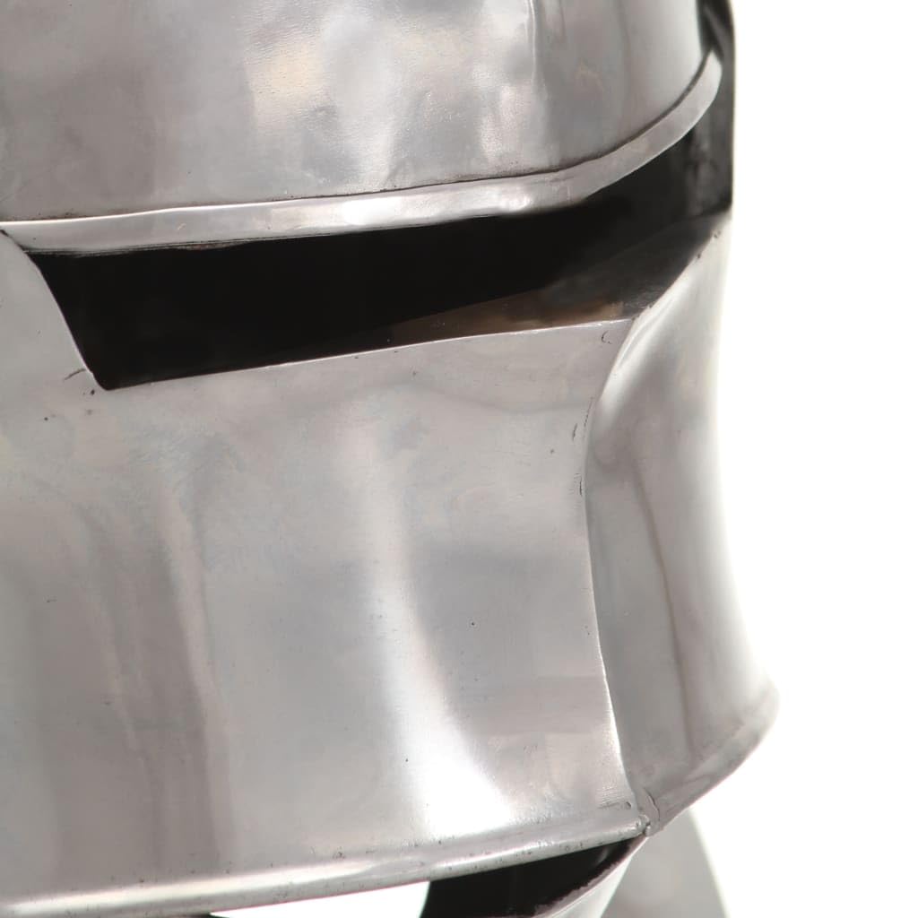 Genérico Réplica de Casco de Caballero Medieval Antiguo Larp Acero Plata,Arte y Ocio,Hobbies y Artes Creativas,Coleccionables,Armas coleccionables,286220