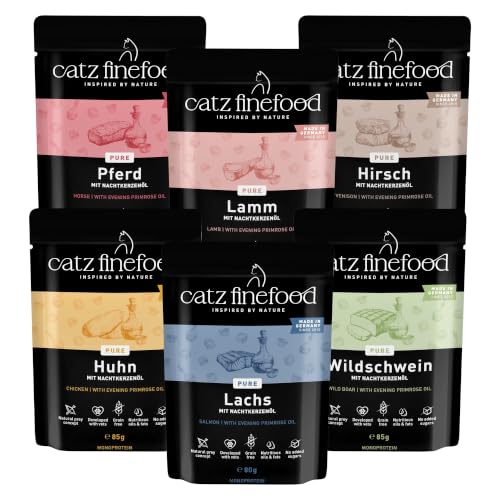 catz finefood Purrrr Collection II - Monoprotein Katzenfutter nass - getreidefrei, zuckerfrei… – Ansicht 1