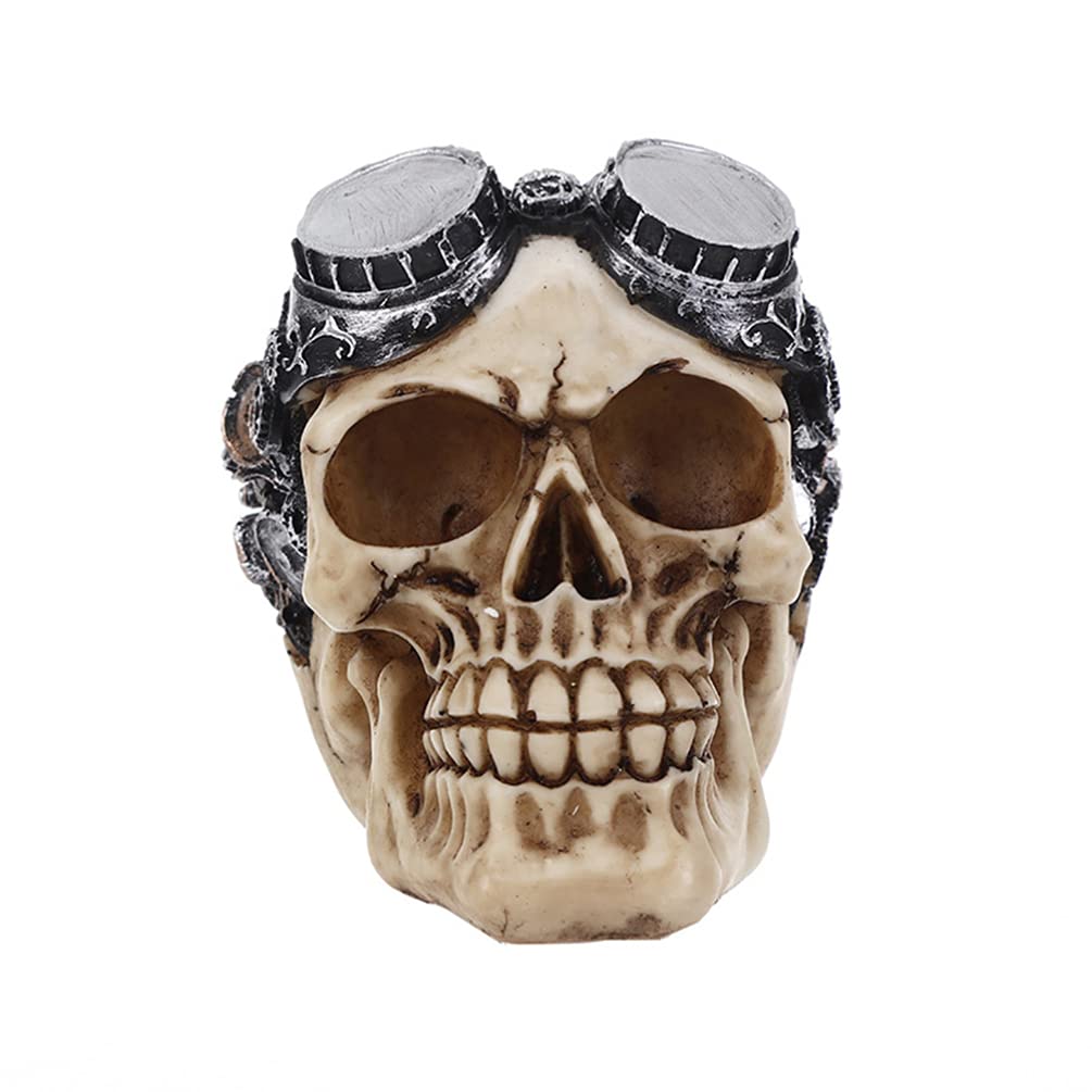 Calaveras de resina para Halloween adornos de terror y obsequio festivo