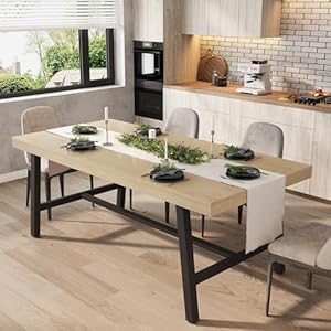 IDEALHOUSE Rustic Dining Table for ...