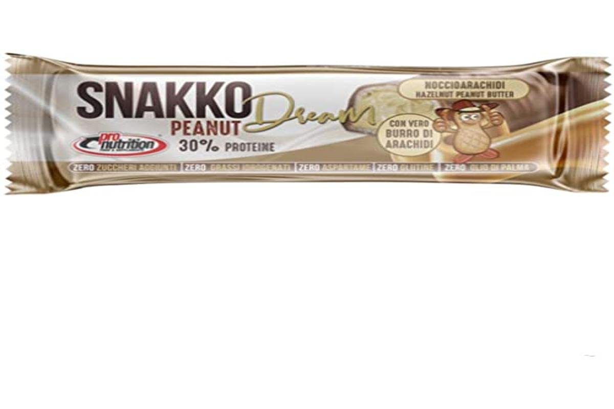 Pro Nutrition Snakko Fit Barrette Nocciola E Burro D'arachidi Box Da 24 - 4