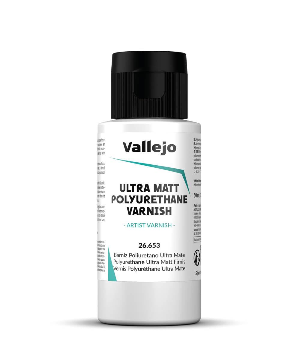 Vallejo 26653 Ultra Matt Polyurethane Varnish 60ml