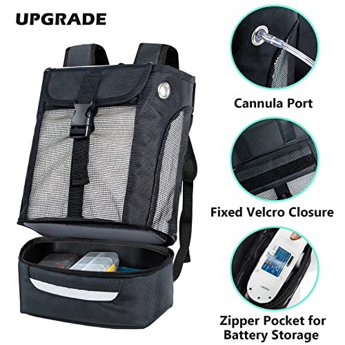 Image of BAGSFY Upgraded Oxygen Concentrator Backpack for Inogen One G5, G3, Lightweight Machine Carrying Bag for Inogen One G5 Accessories and Battery.