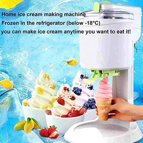 HHORB Softeismaschine, Heim-Eismaschine, 1000 ml Automatische Mini-Frucht-Softeismaschine, selbstgemacht, Eismaschine… – Bild 4