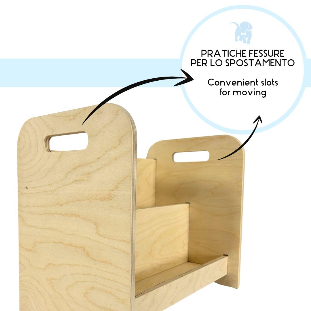 4-laags MDF kinderboekenplank, boekenkast met zes lagen, opbergplank voor baby's, boeken- en speelgoedkast, voor kinderkamers, speelkamers en kleuterscholen | NL 4-laags MDF kinderboekenplank, boekenkast met zes lagen, opbergplank voor baby's, boeken- en speelgoedkast, voor kinderkamers, speelkamers en kleuterscholen | NL