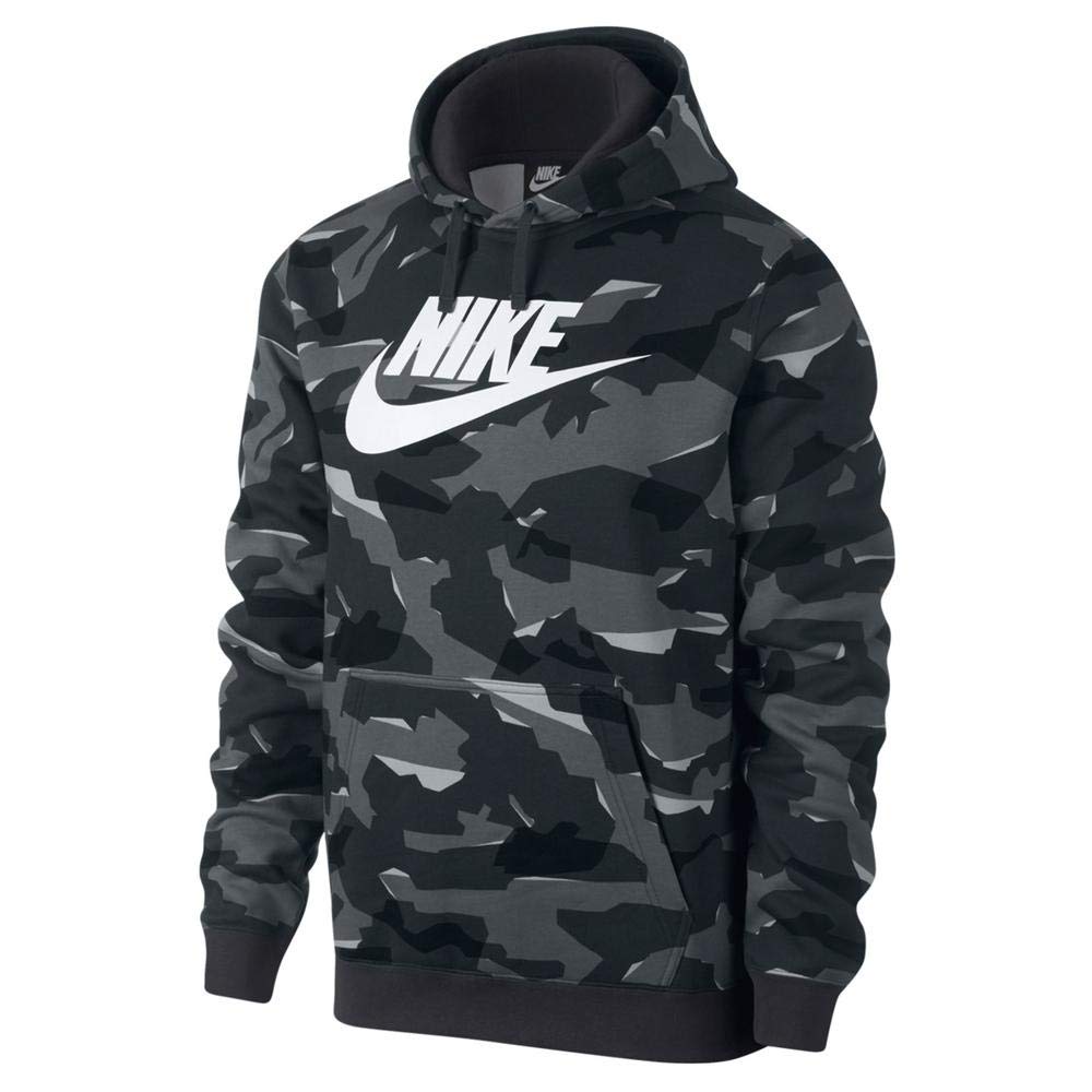 Nike M NSW Club Camo Po Bbgx, Felpa Uomo, Cool Grey/Anthracite/White :  Amazon.it: Moda