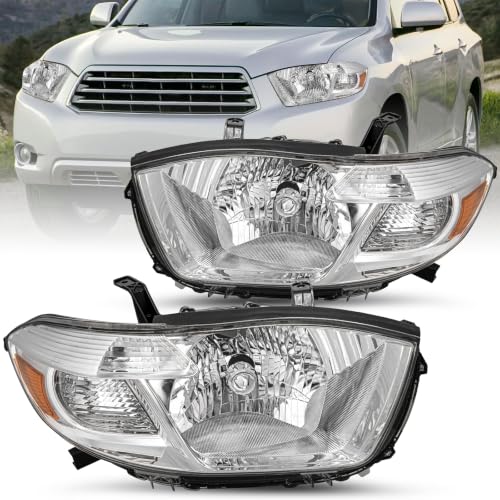 Image of JSBOYAT Headlight Assembly Fits for 2008 2009 2010 Toyota Highlander