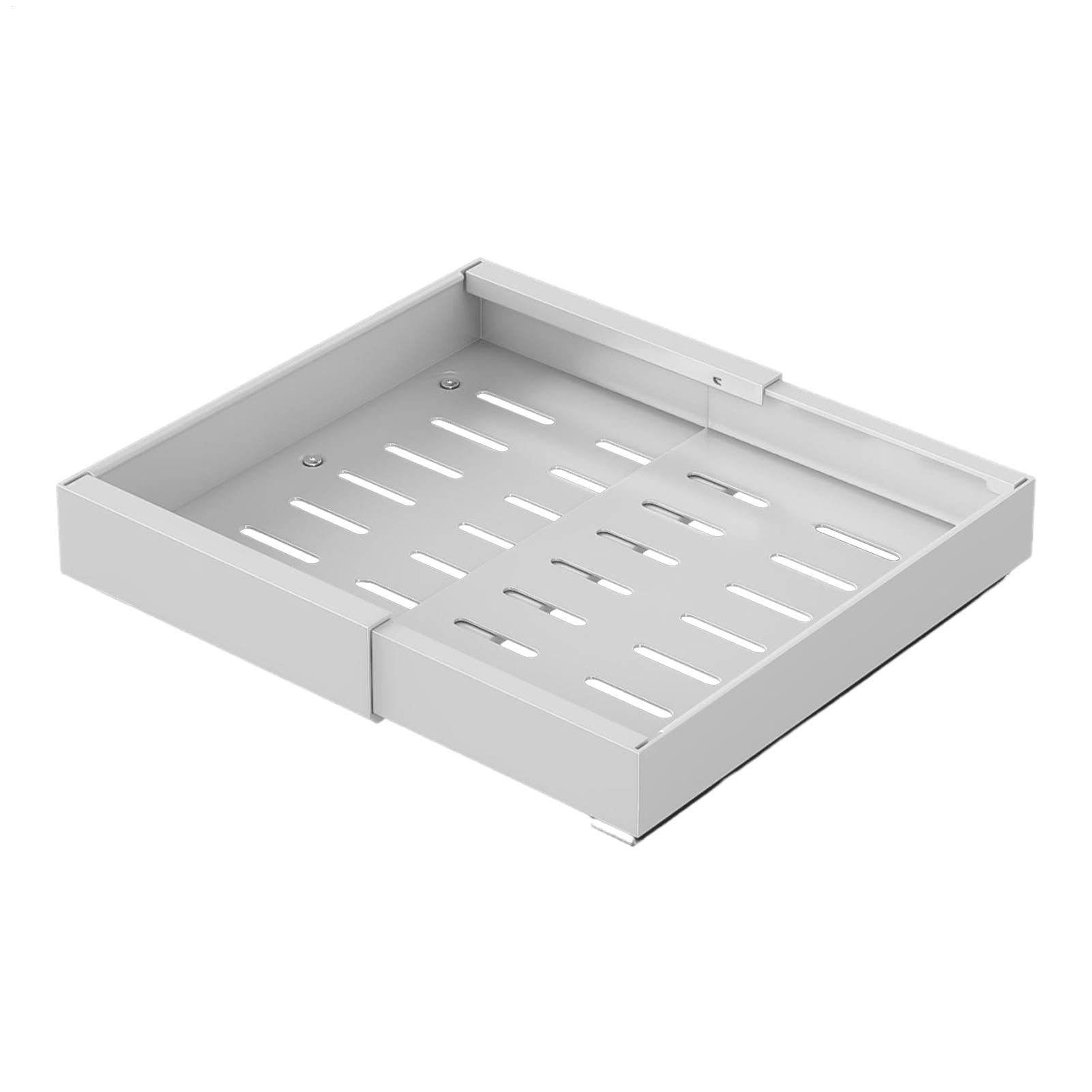 Cajones Extraíbles De Cocina,Organizador De Gabinete De Baño | Cajón De Rejilla De Metal Expandible Sin Taladro - Almacenamiento En Estante De Gabinete De Acero Al Carbono Sin Perforaciones, Organizad