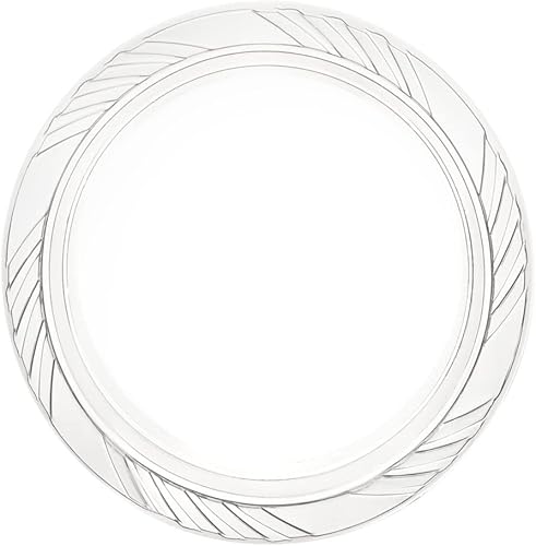 Miniatura 2 de Platos de plástico transparente de 9 pulgadas paquete de 200 a granel platos desechables para barbacoa fiesta cena viajes y eventos reciclables en