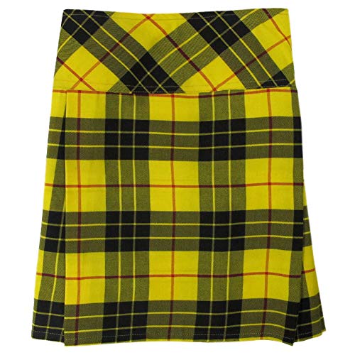 Womens 20 Inch Plaid Tartan Pleated Kilt Skirt Macleod of Lewis 12 US2