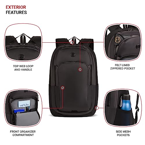 SwissGear MetroEdge, Black/Charcoal, 18.5-Inch3