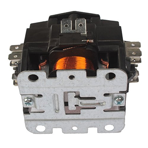 Image of Holdwell 45EG10AJA 1 Pole Normally Open Double Make with shunt 20 Amp 25 Amp 30 Amp 24V Coil Definite Purpose Air Conditioner Contactor