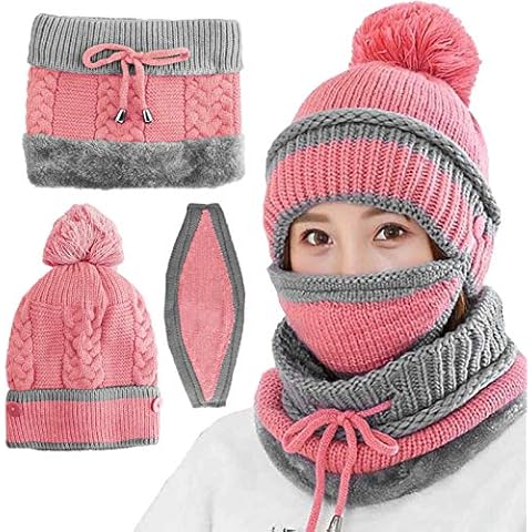 VDSOW Ensemble bonnet et écharpe Cover