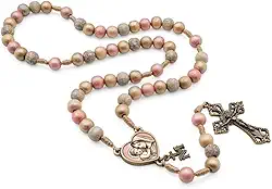 Terço Nossa Senhora Mãe De Todas As Mãe Madeira 8mm