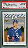 2008 Topps Update #UH240 Clayton Kershaw Rookie Card Graded PSA 10 *961