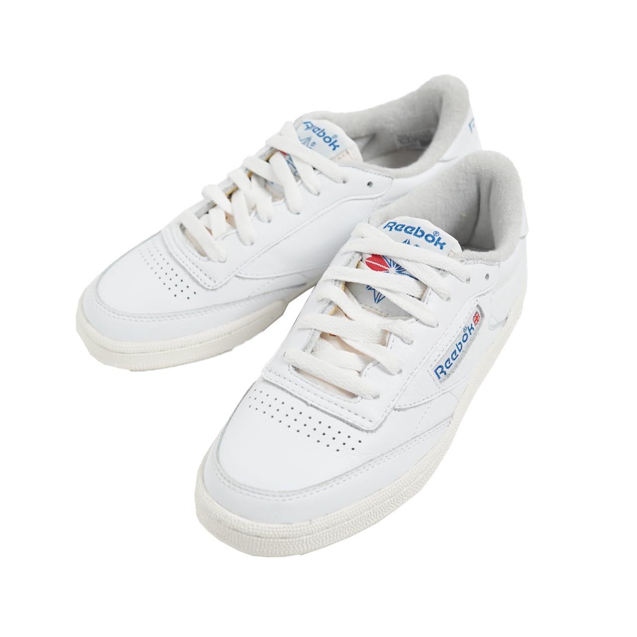 Reebok Unisex Club C 85 Vintage Sneaker, FTWR White/Chalk/Vector Blue, 11.5 UK