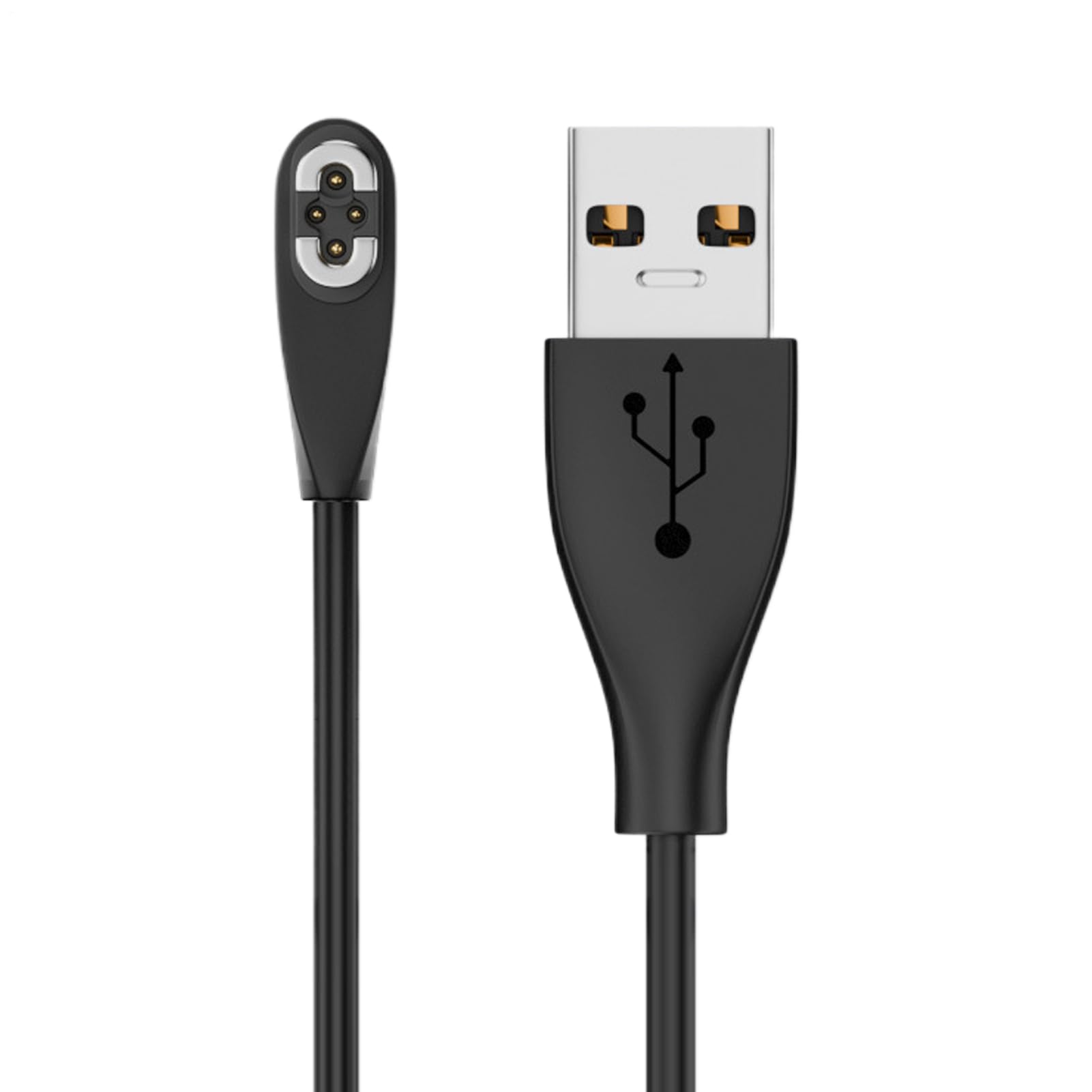 Replacement Magnetic Charging Cable, Magnet Charger Cord, Bone Conduction Headphone Charger, Earbuds Supply, Travel, School, and Outdoor Charge Accessory, Black
