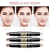Contour-and-Highlighters-StickContour-StickConcealer-Contour-Highlighters-StickDouble-Head-Make-up-Concealer-Contouring-Cream-Set-Face-Highlighters-Sticks Contour and Highlighters Stick,Contour Stick,Concealer Contour, Highlighters Stick,Double-Head Make up Concealer Contouring Cream Set Face Highlighters Sticks