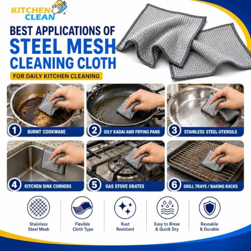 Image of Kitchen Clean Ultimate Cleaning Combo Kit, 33 Pcs