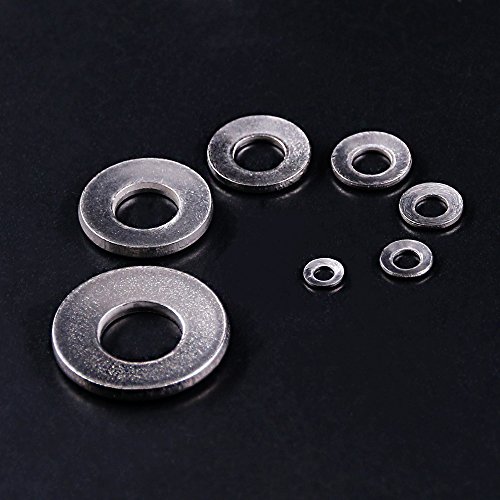 hilitchi 215-pcs m3 - m12 metric 304 stainless steel belleville spring washer assortment set