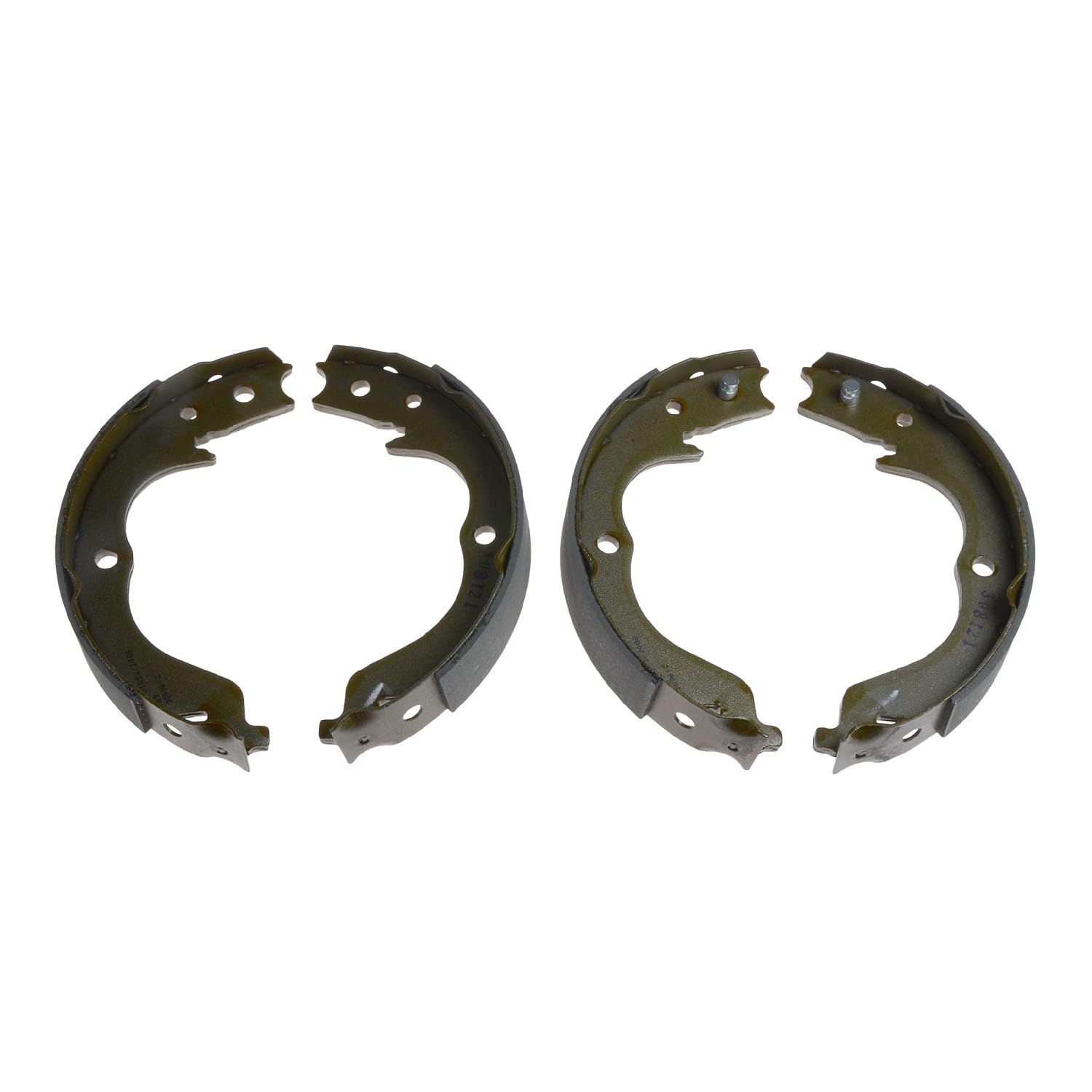 Handbrake Shoes Set fits CITROEN C-CROSSER VU4HNH 2.2D 2007 on Parking 4241N6