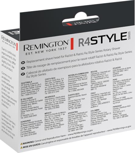 Remington Replacement Shaver Head Compatible with Remington R4 Style Series Rotary Shaver