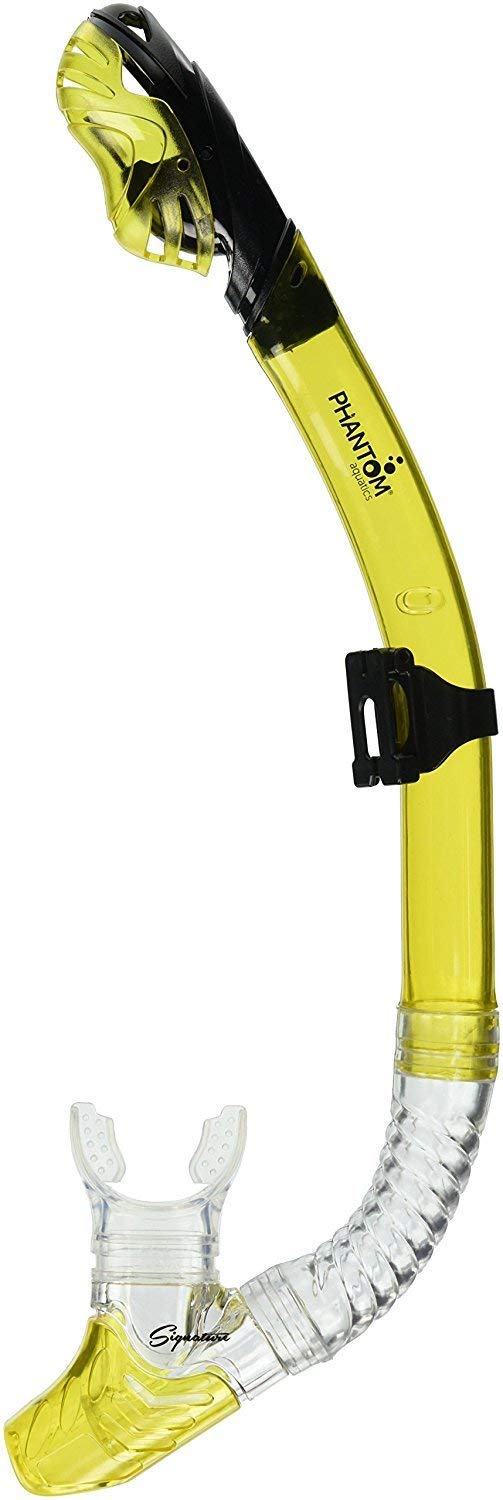 Phantom Aquatics Signature Dry Snorkel (Ultra - Yellow)