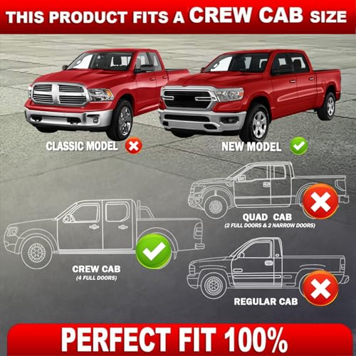 image for Marretoo Foldable Truck Under Seat Storage 2019-2025 for Ram 1500 Crew