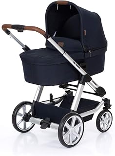 ABC Design Kombikinderwagen Condor 4 Shadow - Kinderwagen Set mit Babywanne & Sportwagen - Blau