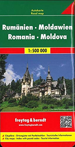 Rumänien - Moldawien, Autokarte 1:500.000