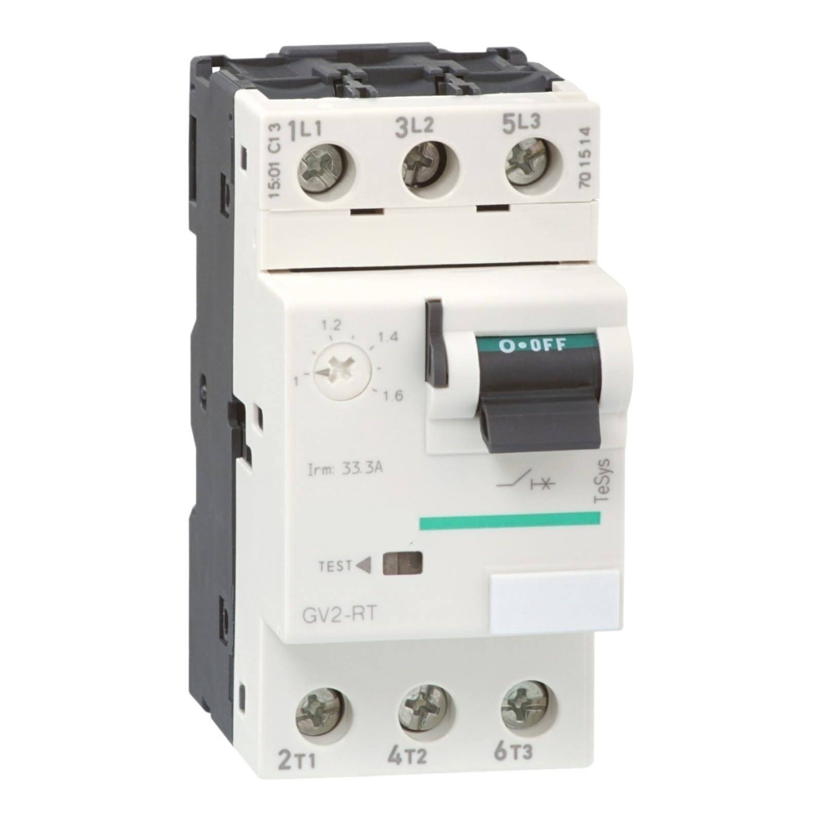 CLBSWYEJK GV2-RT20 GV2RT20 circuit breaker, GV2, 3P, 13-18 A,screw clamp terminals