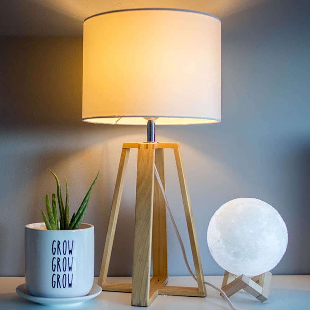 Moon Lamp Kids Night Light 16 Colores LED 3D Moon Light Con Soporte De Madera, Control Remoto (se Puede Cronometrar) Y Touch & Pat Control USB Recargable, Regalo Para Bebés, Niñas, Niños, Cump