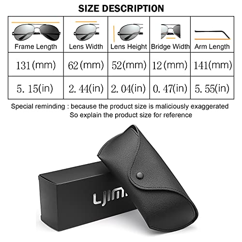 Image of YIMI Men's Semi-Rimless Sunglasses (Pack of 1)