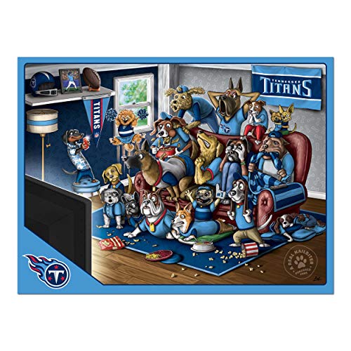 Image of YouTheFan NFL Purebred Fans 500pc Puzzle - A Real Nailbiter