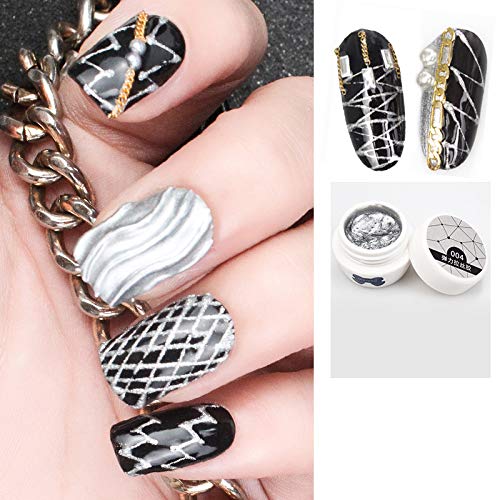 Aemiy Neon Gel Nail Polish, Spider Gel for Nail Art 6 Colours Spider Gel SUNUV Gel Nail Polish Varnish for DIY Gel Paint Design Wire Drawing Nail Gel for Line for Nails/Paper/Cellphone Case/etc.